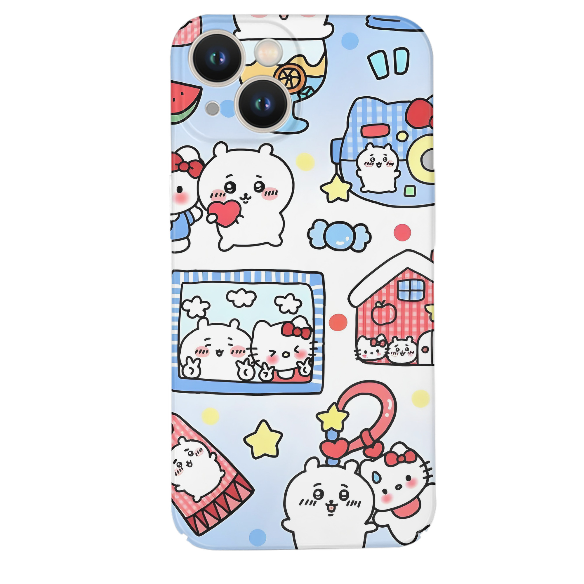 （画像用） ちいかわ Chii-kawa 【iPhone 14シリーズ対応】ハードケース